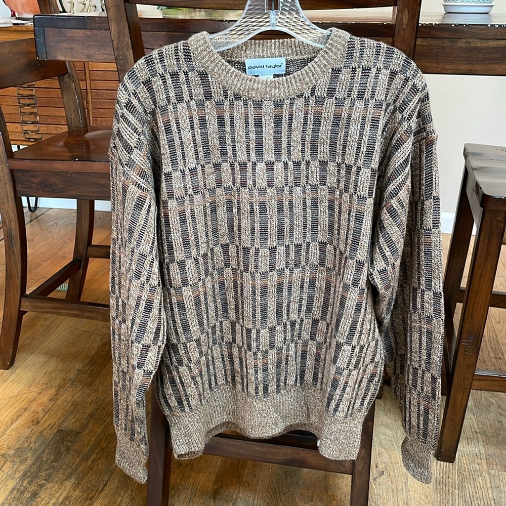David Taylor crewneck sweater size M 38-40